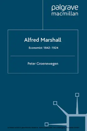 Groenewegen | Alfred Marshall | E-Book | sack.de