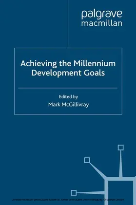 McGillivray |  Achieving the Millennium Development Goals | eBook | Sack Fachmedien