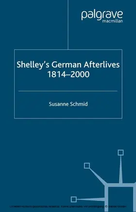 Schmid |  Shelley's German Afterlives | eBook | Sack Fachmedien