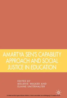 Walker / Unterhalter | Amartya Sen's Capability Approach and Social Justice in Education | E-Book | sack.de