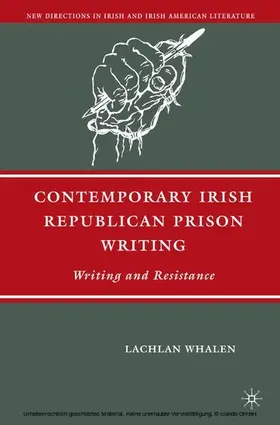 Whalen |  Contemporary Irish Republican Prison Writing | eBook | Sack Fachmedien