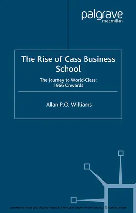 Williams |  The Rise of Cass Business School | eBook | Sack Fachmedien
