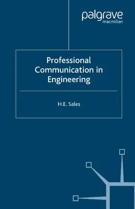 Sales |  Professional Communication in Engineering | eBook | Sack Fachmedien