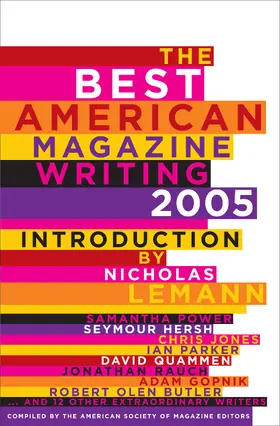 Editors |  The Best American Magazine Writing 2005 | Buch |  Sack Fachmedien