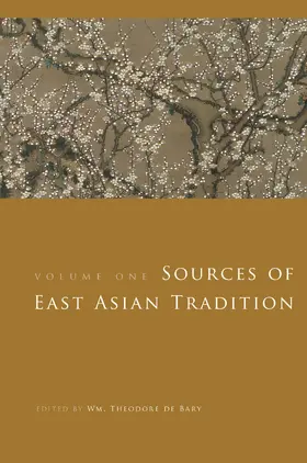 Debary / Bary |  Sources of East Asian Tradition | Buch |  Sack Fachmedien
