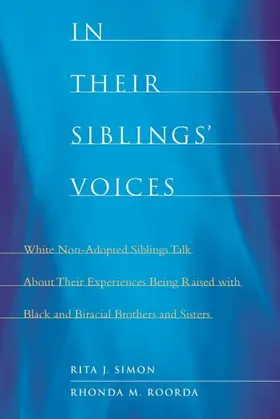 Simon / Roorda / gendzier |  In Their Siblings’ Voices | eBook | Sack Fachmedien