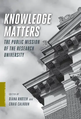 Rhoten / Calhoun |  Knowledge Matters | eBook | Sack Fachmedien