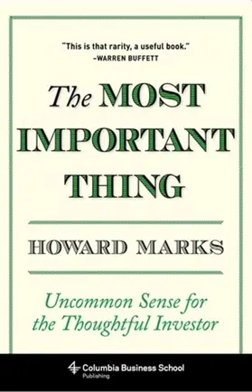 Marks |  The Most Important Thing | eBook | Sack Fachmedien