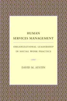 Austin |  Human Services Management | eBook | Sack Fachmedien