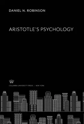 Robinson |  Aristotle’S Psychology | eBook | Sack Fachmedien