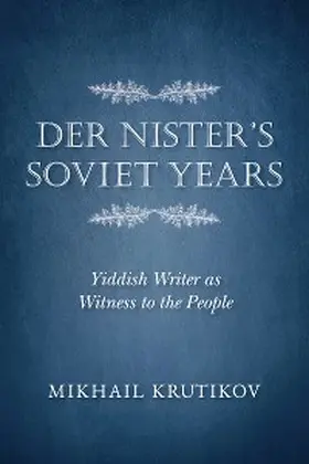 Krutikov |  Der Nister's Soviet Years | eBook | Sack Fachmedien