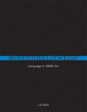 Kotz |  Words to Be Looked At | Buch |  Sack Fachmedien