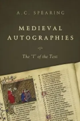 Spearing | Medieval Autographies | Buch | 978-0-268-01782-8 | www2.sack.de