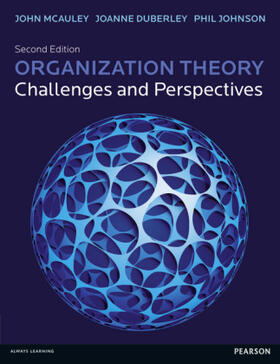 McAuley / Johnson / Duberley |  Organization Theory | Buch |  Sack Fachmedien