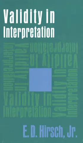 Spence |  Validity in Interpretation | eBook | Sack Fachmedien