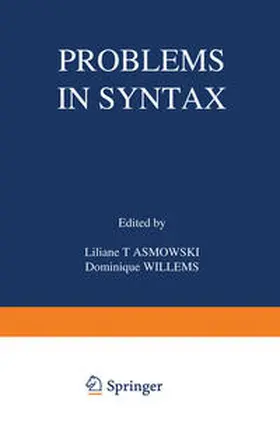 Tasmowski / Willems |  Problems in Syntax | Buch |  Sack Fachmedien