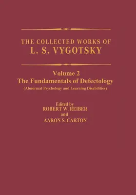 Vygotsky / Rieber / Carton |  The Collected Works of L.S. Vygotsky | Buch |  Sack Fachmedien