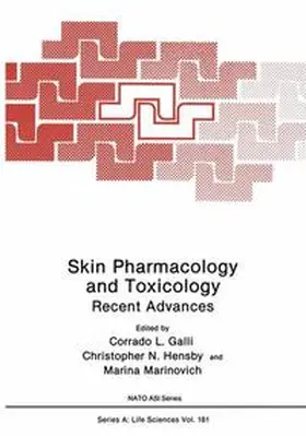 Galli / Hensby / Marinovich |  Skin Pharmacology and Toxicology | Buch |  Sack Fachmedien
