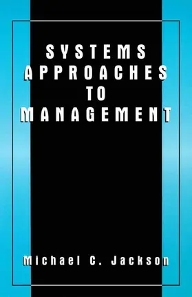Jackson |  Systems Approaches to Management | Buch |  Sack Fachmedien
