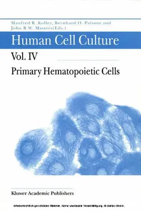 Koller / Palsson / Masters |  Human Cell Culture | eBook | Sack Fachmedien