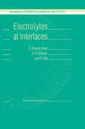 Durand-Vidal / Simonin / Turq |  Electrolytes at Interfaces | eBook | Sack Fachmedien