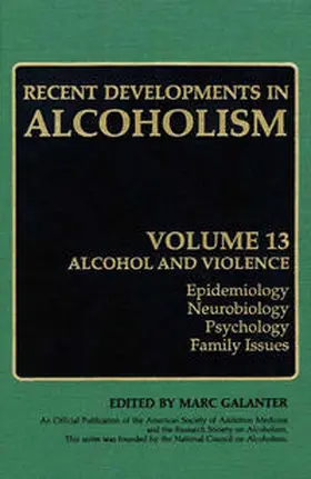 Galanter |  Recent Developments in Alcoholism | eBook | Sack Fachmedien