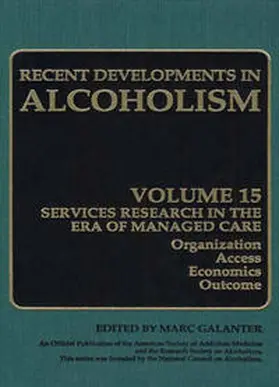 Galanter |  Alcoholism | eBook | Sack Fachmedien