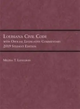 Lonegrass |  Louisiana Civil Code with Official Legislative Commentary | Buch |  Sack Fachmedien