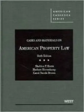Kurtz |  Cases and Materials on American Property Law | Buch |  Sack Fachmedien