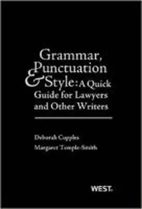 Cupples |  Grammar, Punctuation, and Style | Buch |  Sack Fachmedien