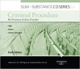 Dressler |  Sum and Substance Audio on Criminal Procedure | Sonstiges |  Sack Fachmedien