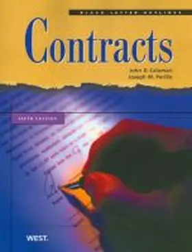 Perillo |  Black Letter Outline on Contracts | Buch |  Sack Fachmedien
