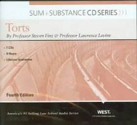 Finz |  Sum and Substance Audio on Torts | Sonstiges |  Sack Fachmedien