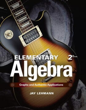Lehmann |  Elementary Algebra | Buch |  Sack Fachmedien