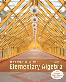 Carson / Jordan |  Elementary Algebra | Buch |  Sack Fachmedien