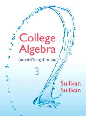 Sullivan |  College Algebra | Buch |  Sack Fachmedien