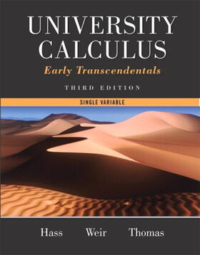 Hass / Weir / Thomas |  University Calculus | Buch |  Sack Fachmedien
