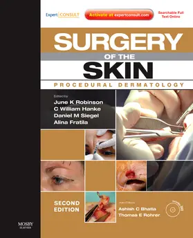 Robinson / Hanke / Siegel |  Surgery of the Skin | Buch |  Sack Fachmedien