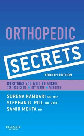 Namdari / Pill / Mehta | Orthopedic Secrets | Buch | 978-0-323-07191-8 | sack.de
