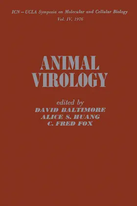 Baltimore |  Animal Virology V4 | eBook | Sack Fachmedien