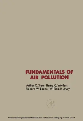 Stern |  Fundamentals of Air Pollution | eBook | Sack Fachmedien