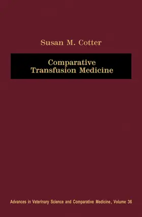 Cotter |  Comparative Transfusion Medicine | eBook | Sack Fachmedien