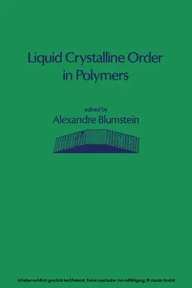 Blumstein |  Liquid Crystalline Order in Polymers | eBook | Sack Fachmedien