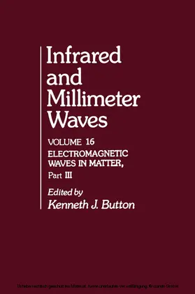 Button |  Infrared and Millimeter Waves V16 | eBook | Sack Fachmedien