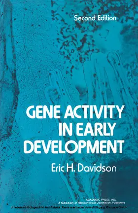 Davidson |  Gene Activity in Early Development | eBook | Sack Fachmedien