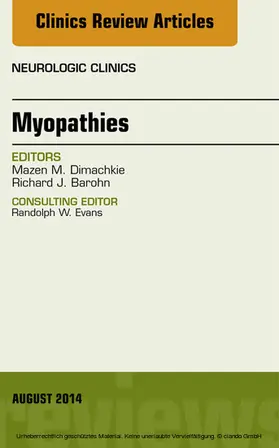 Dimachkie |  Myopathies, An Issue of Neurologic Clinics | eBook | Sack Fachmedien