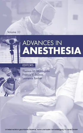 McLoughlin |  Advances in Anesthesia 2015 | eBook | Sack Fachmedien