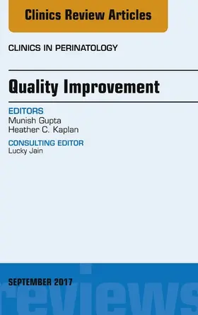 Gupta / Kaplan |  Quality Improvement, An Issue of Clinics in Perinatology | eBook | Sack Fachmedien