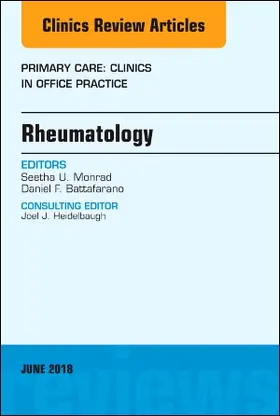 Monrad / Battafarano |  Rheumatology, an Issue of Primary Care: Clinics in Office Practice | Buch |  Sack Fachmedien