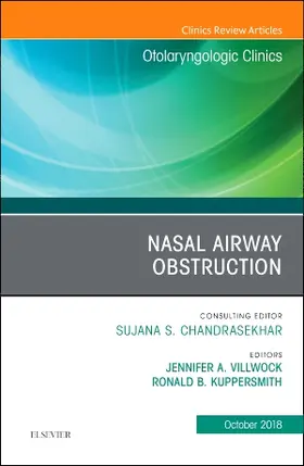 Villwock / Kuppersmith | Nasal Airway Obstruction, an Issue of Otolaryngologic Clinics of North America | Buch | 978-0-323-64095-4 | sack.de